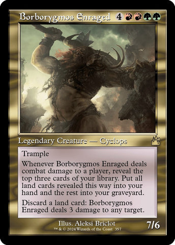Image for Borborygmos Enraged (Retro Frame) (357) [Ravnica Remastered]