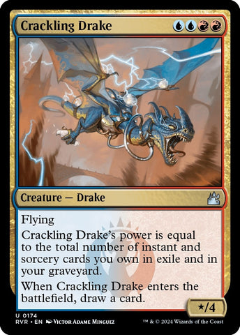 Image for Crackling Drake (174) [Ravnica Remastered]