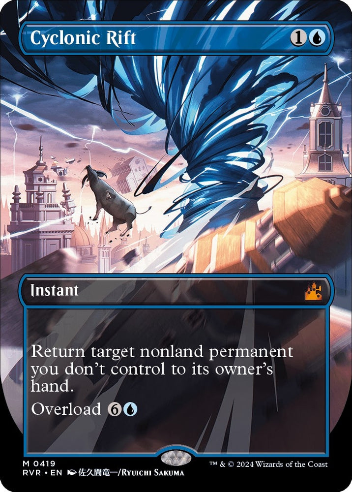 Image for Cyclonic Rift (Anime Borderless) (419) [Ravnica Remastered]