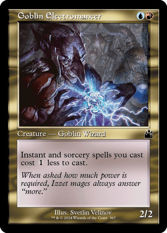 Image for Goblin Electromancer (Retro Frame) (367) [Ravnica Remastered]
