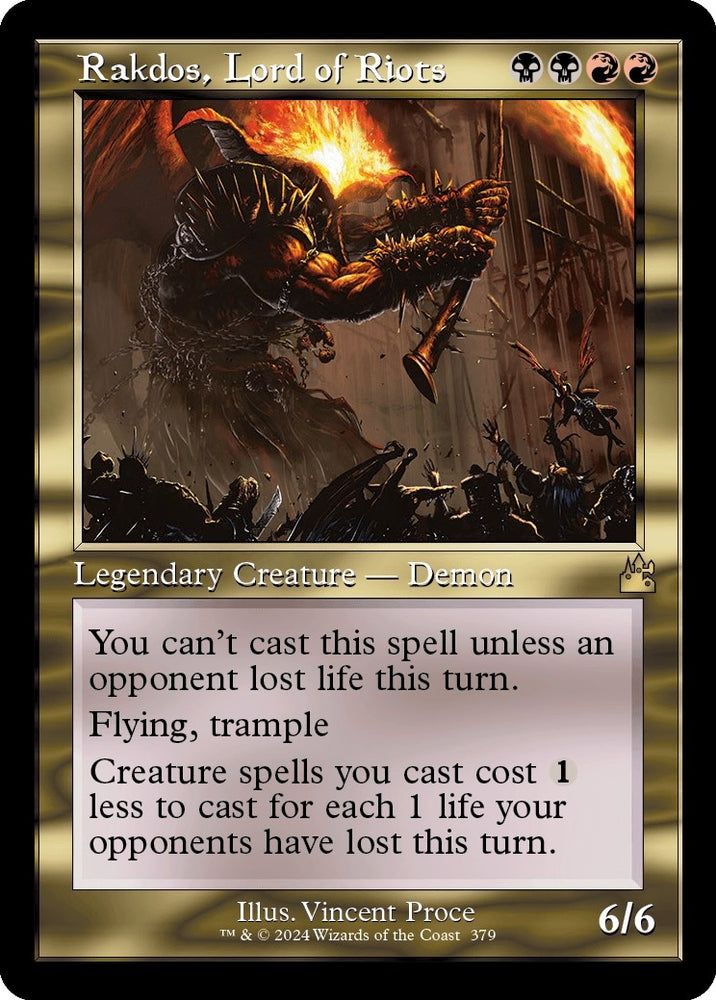 Image for Rakdos, Lord of Riots (Retro Frame) (379) - Magic: The Gathering