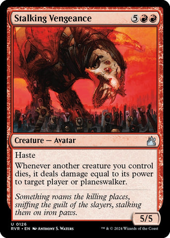 Image for Stalking Vengeance (126) [Ravnica Remastered]