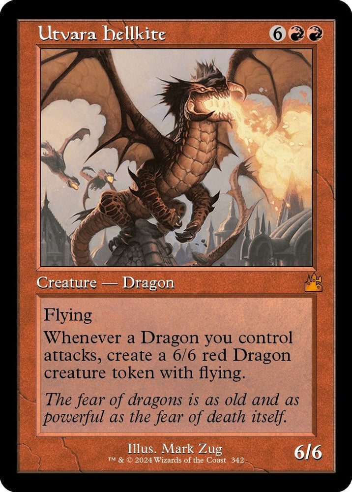 Image for Utvara Hellkite (Retro Frame) (342) [Ravnica Remastered]