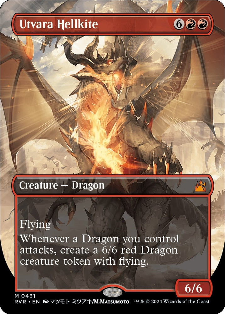 Image for Utvara Hellkite (Anime Borderless) (431) [Ravnica Remastered]