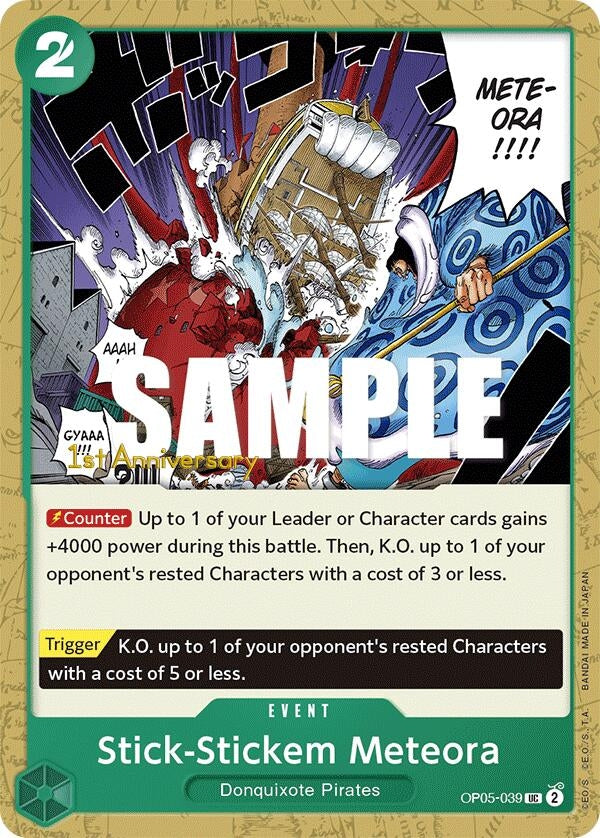 Image for Stick-Stickem Meteora (OP05-039) - One Piece Card Game