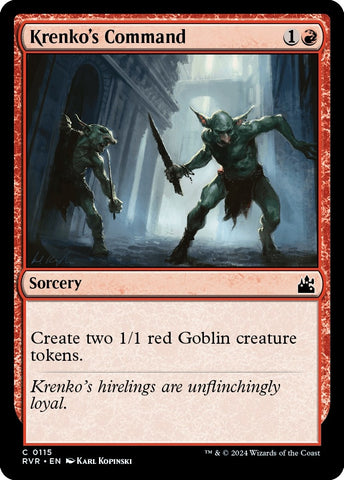 Image for Krenko's Command (115) [Ravnica Remastered]
