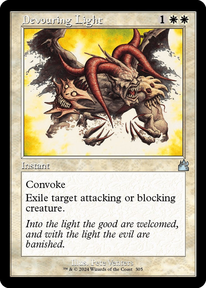 Image for Devouring Light (Retro Frame) (305) [Ravnica Remastered]