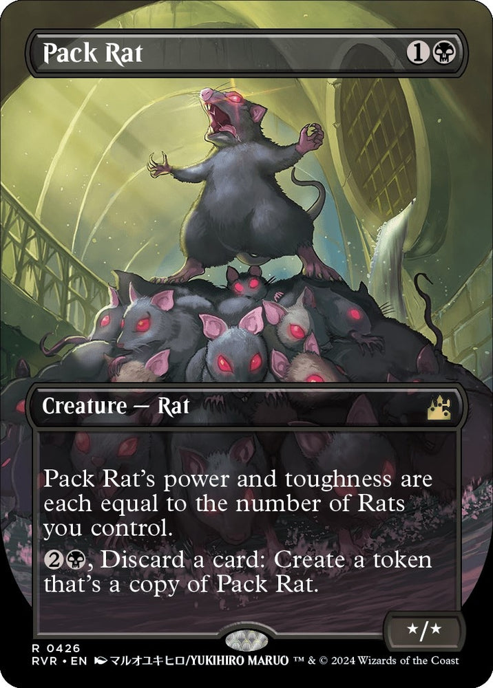 Image for Pack Rat (Anime Borderless) (426) [Ravnica Remastered]