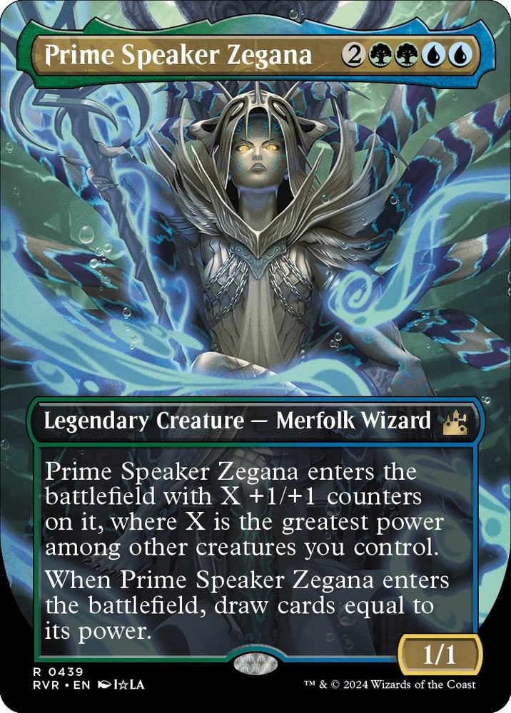 Image for Prime Speaker Zegana (Anime Borderless) (439) [Ravnica Remastered]