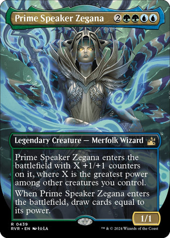 Image for Prime Speaker Zegana (Anime Borderless) (439) [Ravnica Remastered]