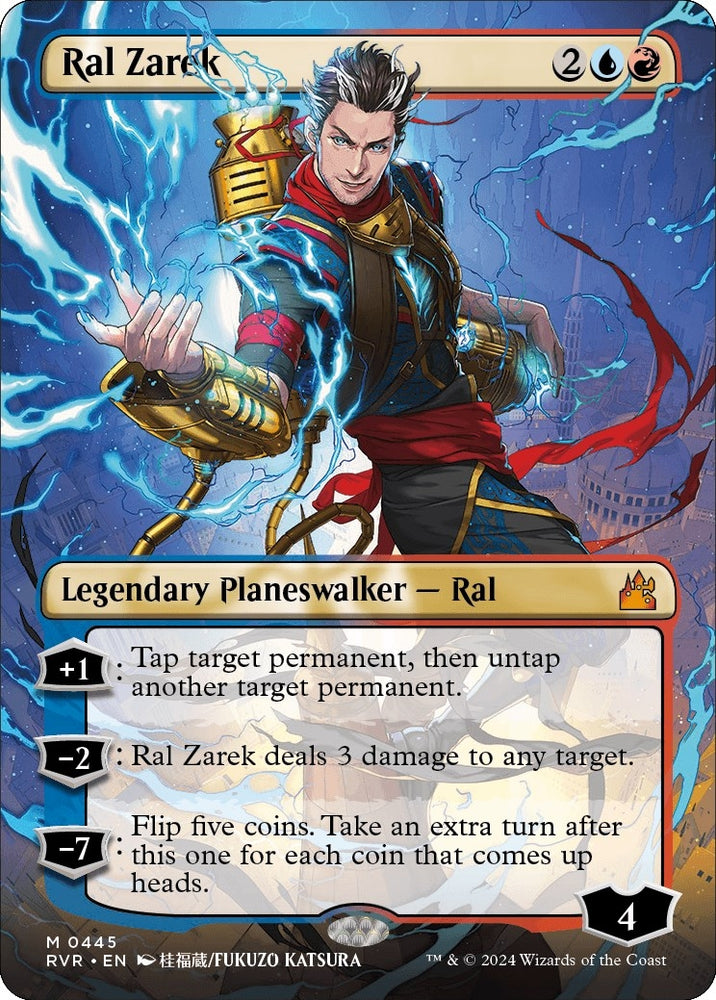 Image for Ral Zarek (Anime Borderless) (445) [Ravnica Remastered]
