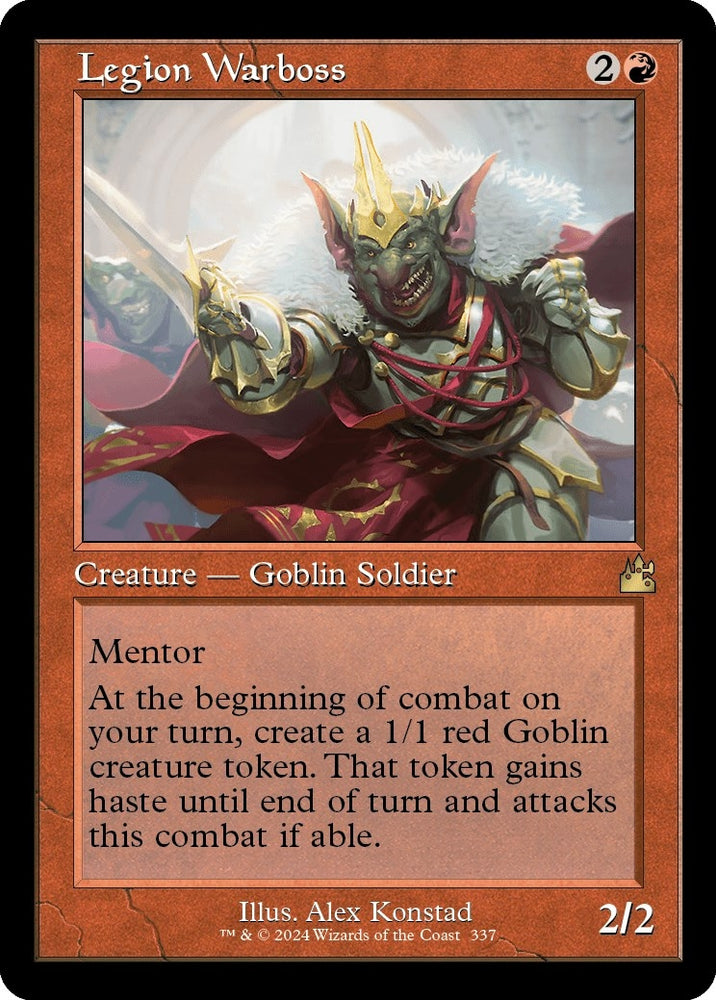 Image for Legion Warboss (Retro Frame) (337) [Ravnica Remastered]