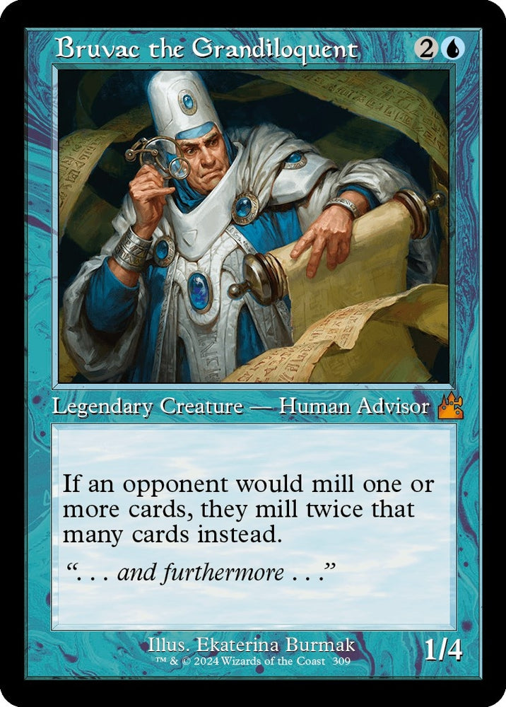 Image for Bruvac the Grandiloquent (Retro Frame) (309) [Ravnica Remastered]