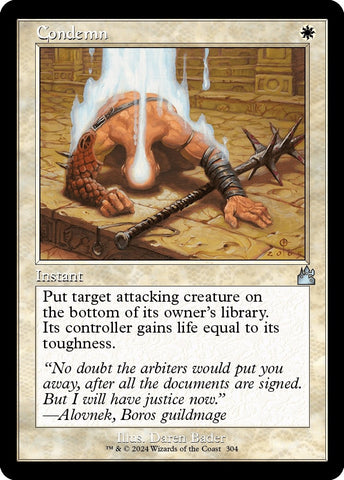 Image for Condemn (Retro Frame) (304) [Ravnica Remastered]