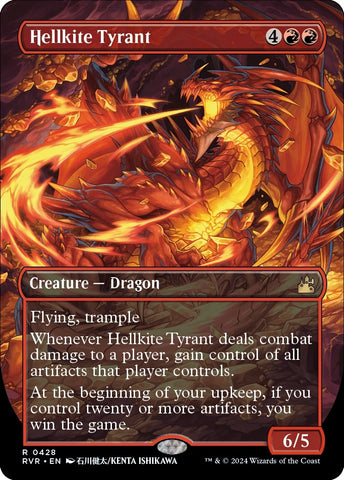 Image for Hellkite Tyrant (Anime Borderless) (428) [Ravnica Remastered]