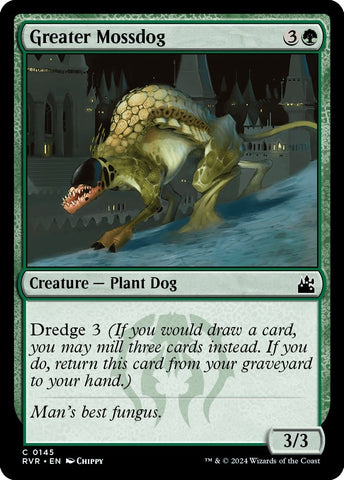 Image for Greater Mossdog (145) [Ravnica Remastered]