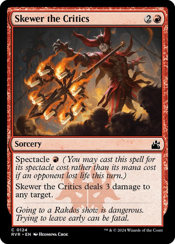 Image for Skewer the Critics (124) - Magic: The Gathering