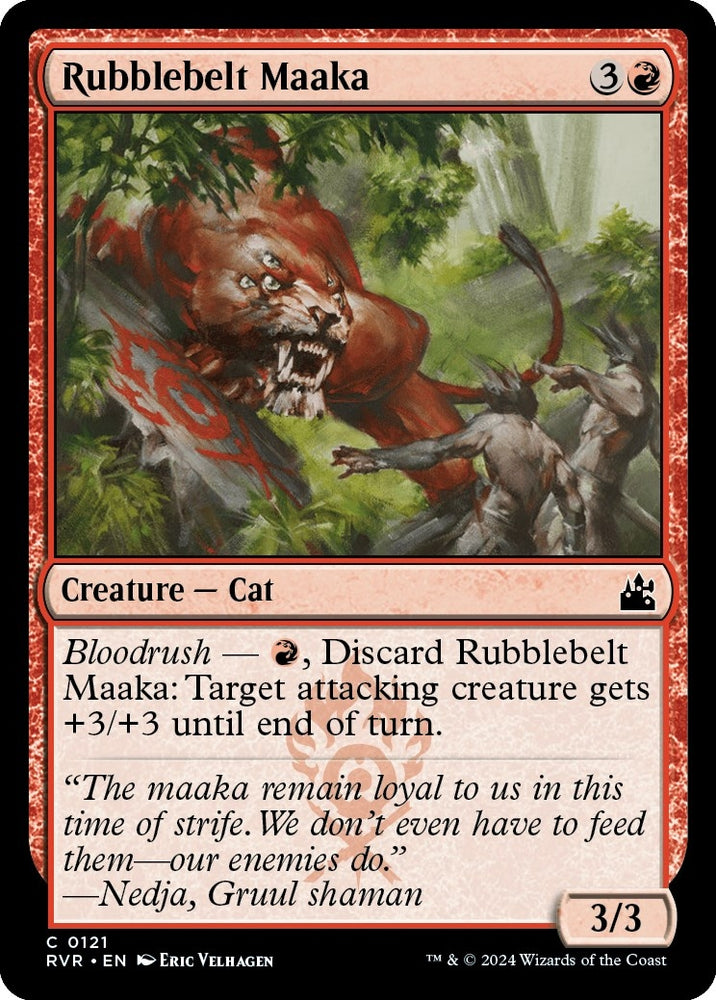 Image for Rubblebelt Maaka (121) - Magic: The Gathering
