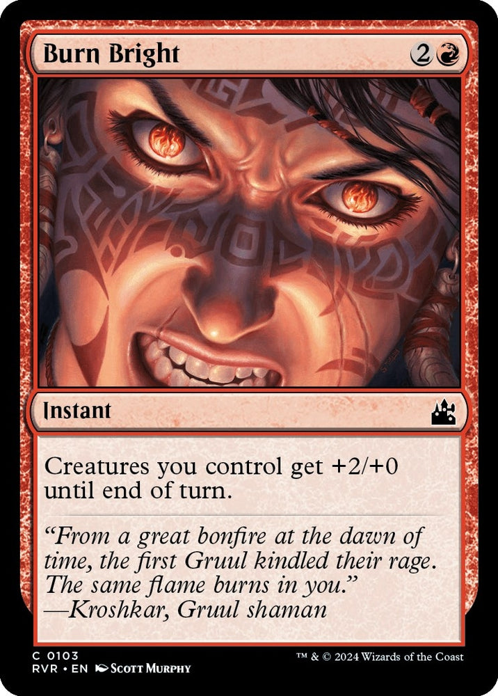 Image for Burn Bright (103) [Ravnica Remastered]