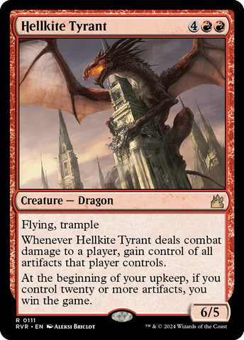 Image for Hellkite Tyrant (111) [Ravnica Remastered]