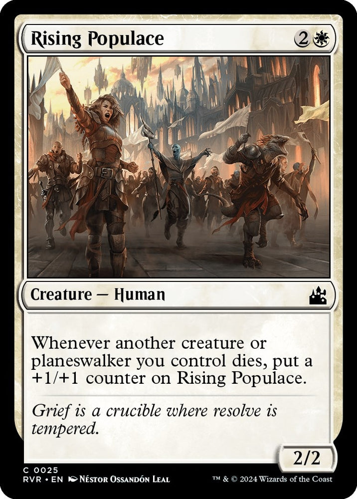 Image for Rising Populace (25) - Magic: The Gathering