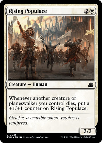 Image for Rising Populace (25) - Magic: The Gathering