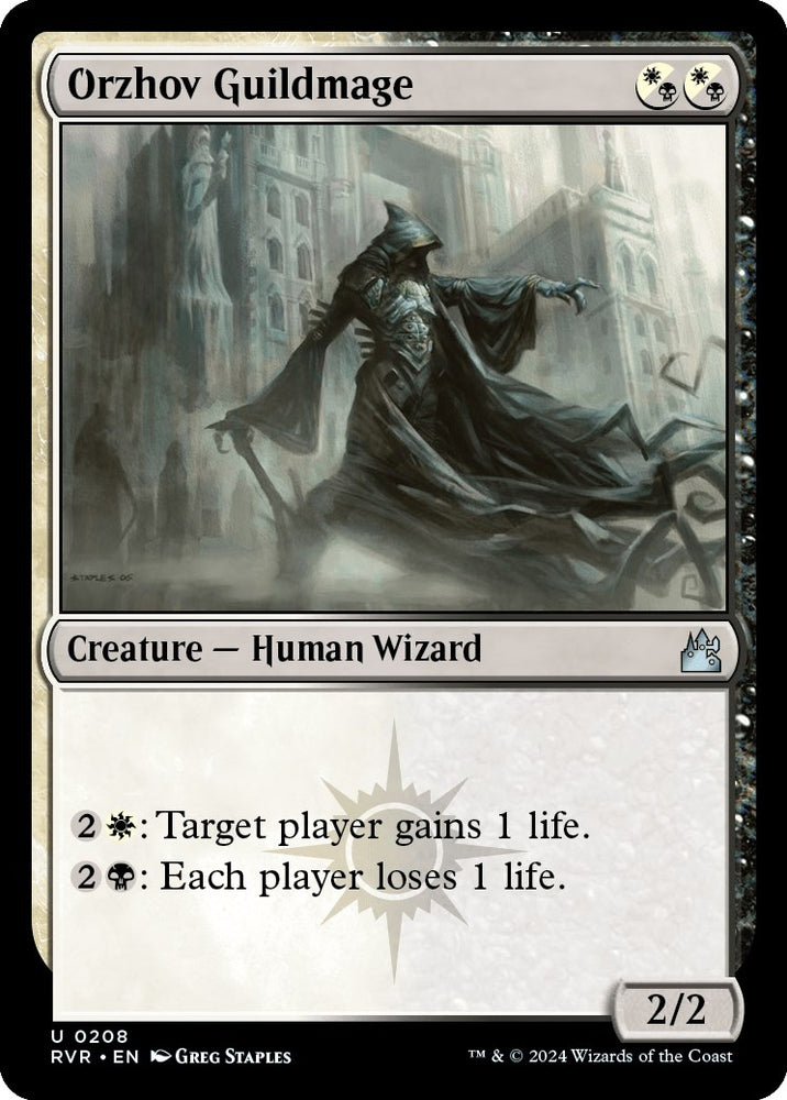 Image for Orzhov Guildmage (208) [Ravnica Remastered]