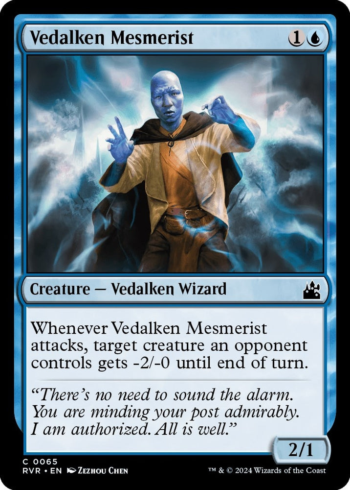 Image for Vedalken Mesmerist (65) [Ravnica Remastered]