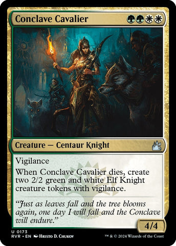 Image for Conclave Cavalier (173) [Ravnica Remastered]