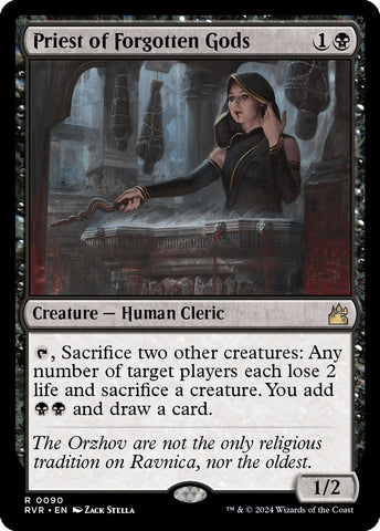 Image for Priest of Forgotten Gods (90) [Ravnica Remastered]