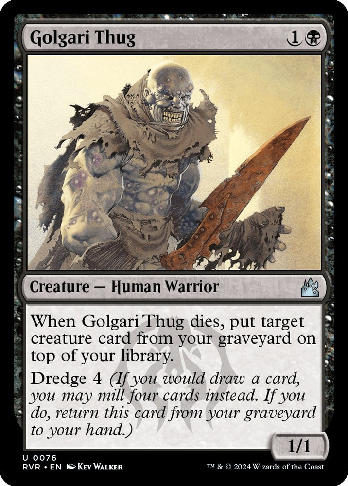 Image for Golgari Thug (76) [Ravnica Remastered]