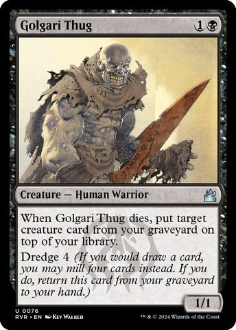Image for Golgari Thug (76) [Ravnica Remastered]