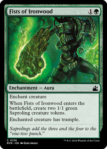 Image for Fists of Ironwood (139) [Ravnica Remastered]