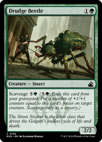 Image for Drudge Beetle (136) [Ravnica Remastered]