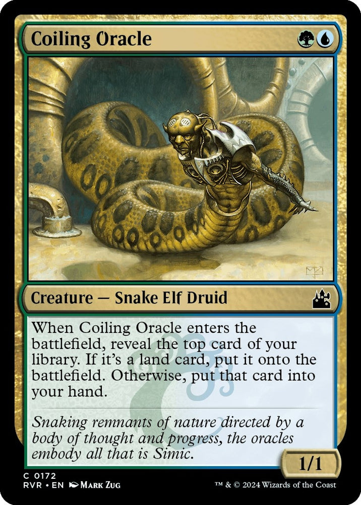 Image for Coiling Oracle (172) [Ravnica Remastered]