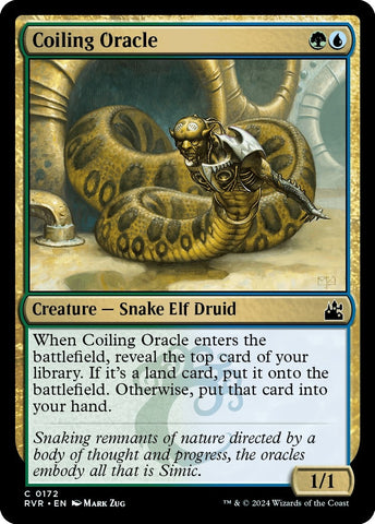 Image for Coiling Oracle (172) [Ravnica Remastered]