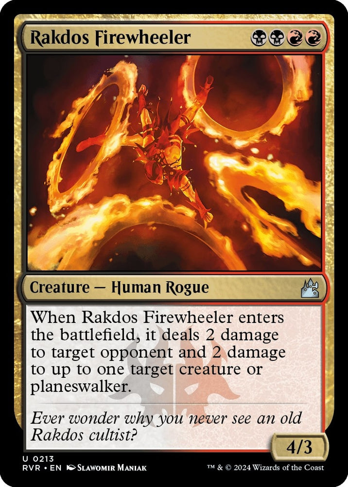 Image for Rakdos Firewheeler (213) [Ravnica Remastered]