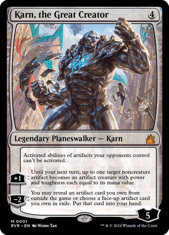 Image for Karn, the Great Creator (1) [Ravnica Remastered]