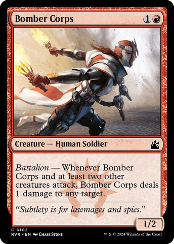 Image for Bomber Corps (102) [Ravnica Remastered]