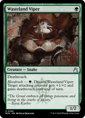 Image for Wasteland Viper (160) - Magic: The Gathering
