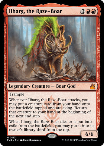 Image for Ilharg, the Raze-Boar (113) [Ravnica Remastered]