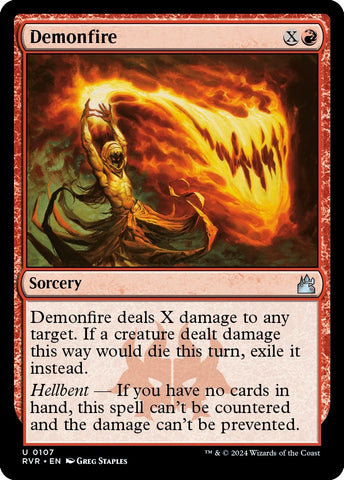 Image for Demonfire (107) [Ravnica Remastered]