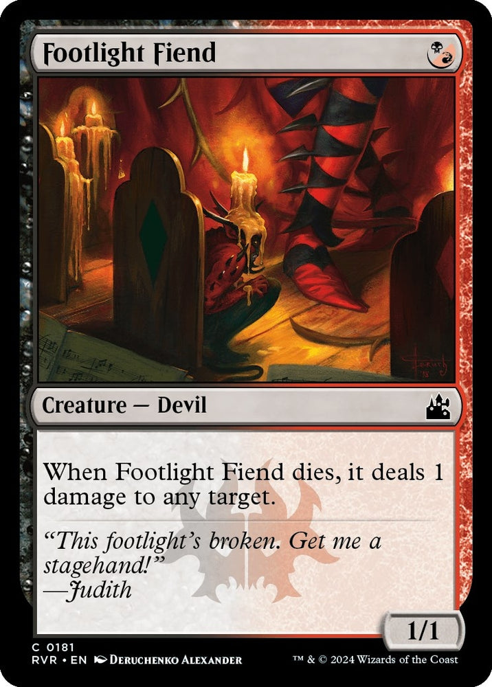 Image for Footlight Fiend (181) [Ravnica Remastered]