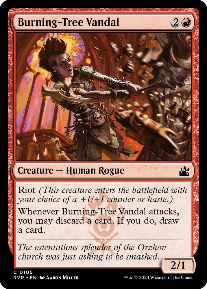Image for Burning-Tree Vandal (105) [Ravnica Remastered]
