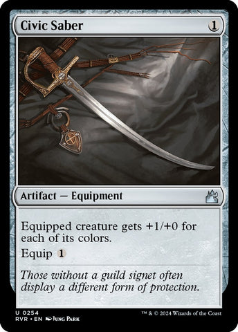 Image for Civic Saber (254) [Ravnica Remastered]