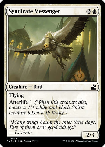 Image for Syndicate Messenger (29) [Ravnica Remastered]