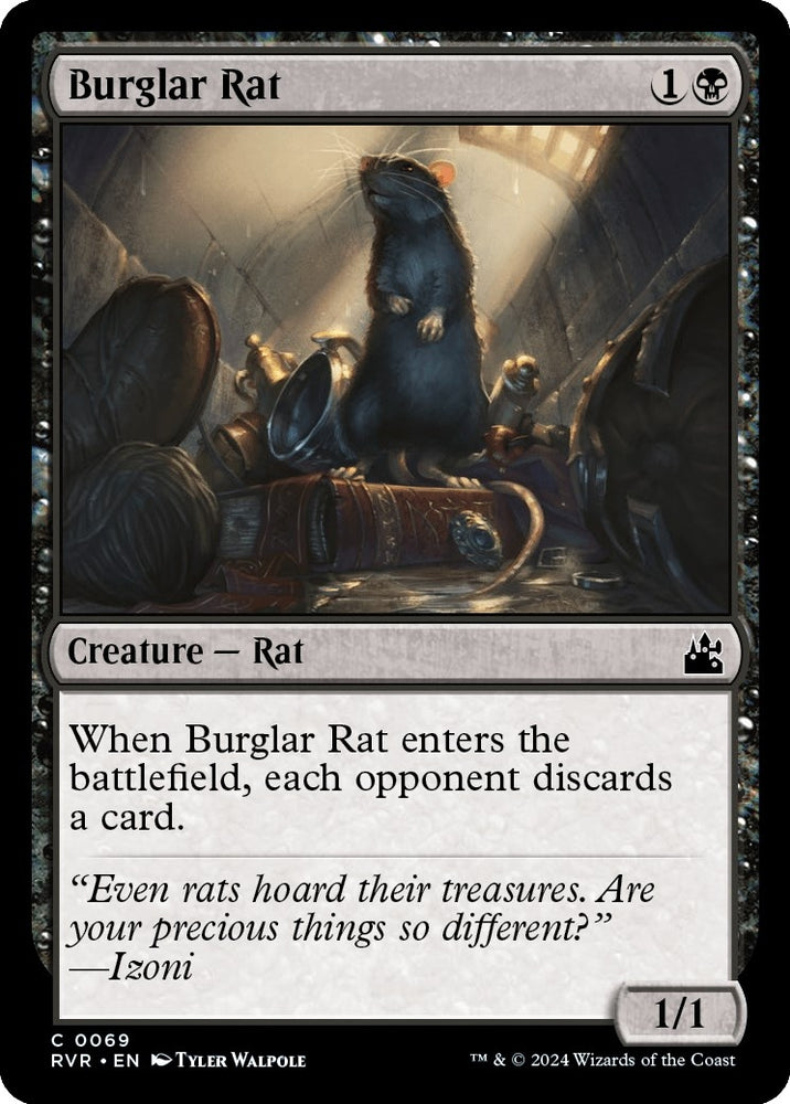 Image for Burglar Rat (69) [Ravnica Remastered]