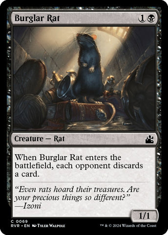 Image for Burglar Rat (69) [Ravnica Remastered]