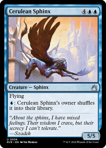 Image for Cerulean Sphinx (36) [Ravnica Remastered]