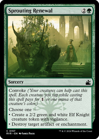 Image for Sprouting Renewal (157) [Ravnica Remastered]